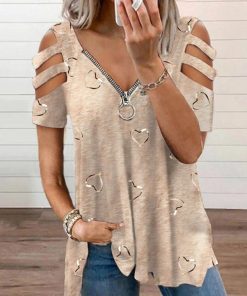 Casual Loosen Geometric T-shirt