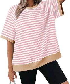 Women's Oversized Striped T Shirts (Buy 2 Free Shipping)