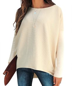 2024 New Women's Dolman Sleeve Knitted Pullover Sweater (Buy 2 Free Shipping)