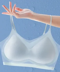 Thin Plus Size Ice Silk Bra