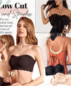 2024 Women Sexy Strapless Bra Invisible Push Up Bras