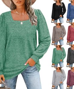 Women Loose Long-Sleeved Fashion Casual Top